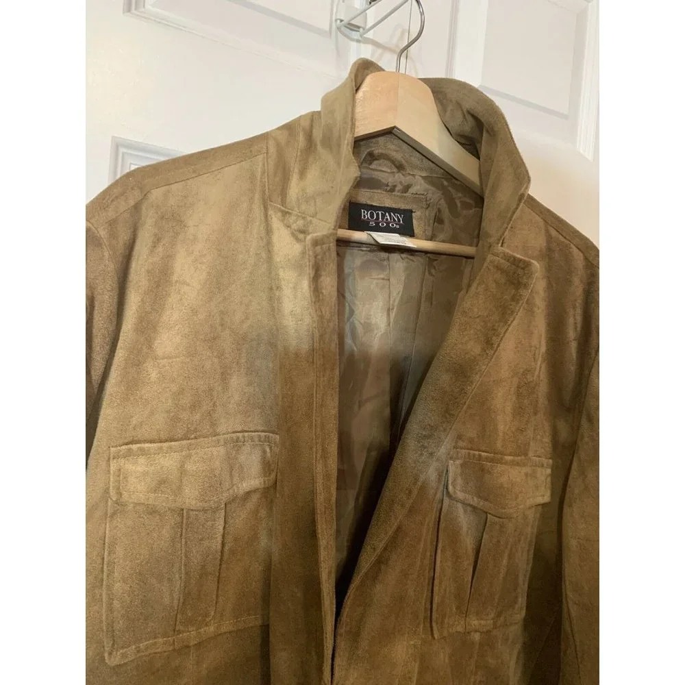 Vtg Botany 500 Tan‎ Coat Jacket Men’s Sz M